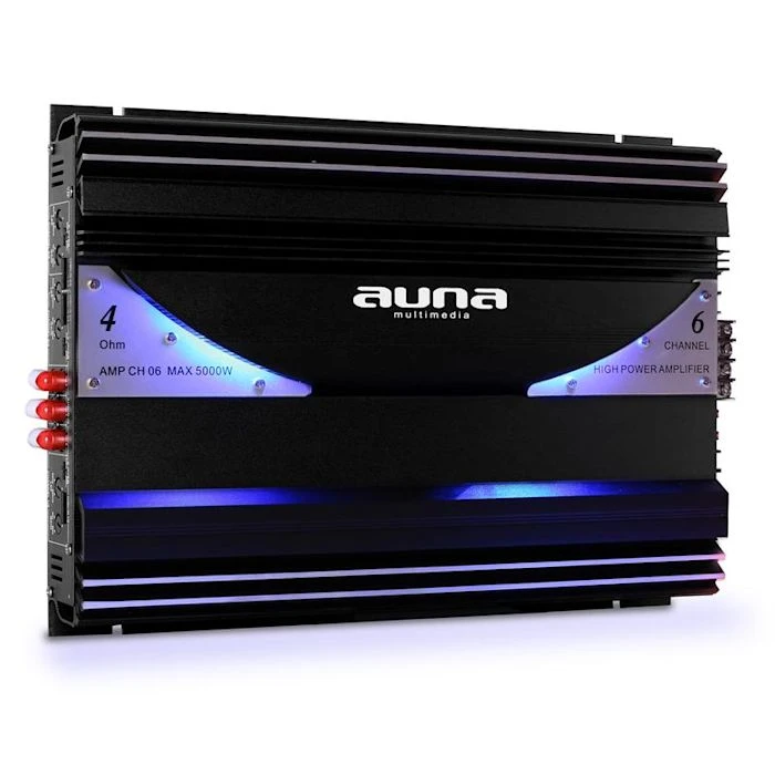 Auna Amplificateurs Auto AMP-CH06 Amplificateur De Voiture 3 Auna Amplificateurs Auto AMP-CH06 Amplificateur De Voiture