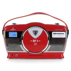Auna Lecteurs CD & MP3 [second Choix] RCD-70 Radio Rétro -Audio-et-HiFi Soldes 10008986 yy 0003 front auna mcp69 retroradio red 1
