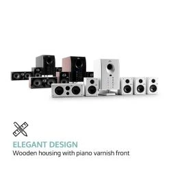 Auna Systèmes D´enceintes 5.1 Areal 525 WH Soundsystem 5.1 -Audio-et-HiFi Soldes 10022257 yy 0003 logo auna Areal 525 WH weiss 5 1 Lautsprechersystem