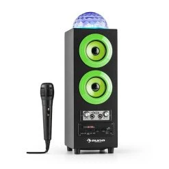 Auna Multimedia [second Choix] DiscoStar Green Enceinte Bluetooth