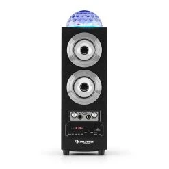 Auna Multimedia DiscoStar Silver Enceinte Bluetooth -Audio-et-HiFi Soldes 10028850 yy 0004 detail auna DiscoStar Silver Bluetooth Lautsprecher reedit v2 1