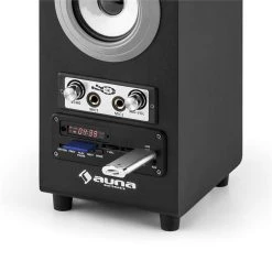 Auna Multimedia DiscoStar Silver Enceinte Bluetooth -Audio-et-HiFi Soldes 10028850 yy 0008 detail auna DiscoStar Silver Bluetooth Lautsprecher reedit v2 1