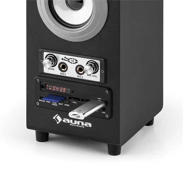 Auna Multimedia DiscoStar Silver Enceinte Bluetooth – Image 6