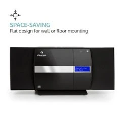 Auna Multimedia [second Choix] Chaîne Stéréo Verticale V-20 DAB -Audio-et-HiFi Soldes 10029926 0004 logo auna V20 DAB Vertikal Stereoanlage schwarz reedit