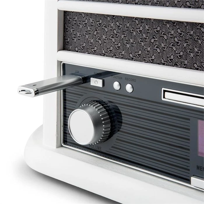 Auna Multimedia Chaîne Stéréo Rétro Belle Epoque 1908 DAB – Image 5