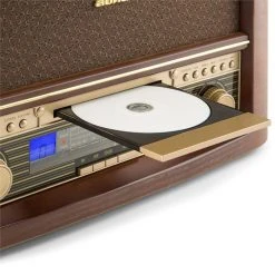 Auna Multimedia [second Choix] Belle Epoque 1906 Chaîne Stéréo Rétro -Audio-et-HiFi Soldes 10030661 yy 0006 detail auna Retro Microanlage USB CD MP3