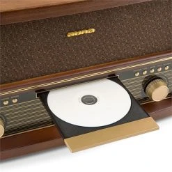 Auna Multimedia [second Choix] Belle Epoque 1906 DAB Chaîne Stéréo Rétro -Audio-et-HiFi Soldes 10030662 yy 0005 detail auna Retro Microanlage DAB Plus USB CD MP3