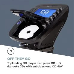 Auna Multimedia [second Choix] KaraBig Chaîne Karaoké Pour Enfants -Audio-et-HiFi Soldes 10030796 uk 0005 logo auna KaraBig Karaokemaschine Bluetooth LED reedit