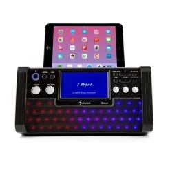Auna Multimedia [second Choix] DiscoFever LED Chaîne Karaoké -Audio-et-HiFi Soldes 10030797 yy 0003 detail auna DiscoFever LED Bluetooth Karaokeanlage schwarz