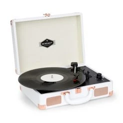 Auna Multimedia Peggy Sue Platine Vinyle Rétro