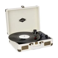 Auna Multimedia Peggy Sue Platine Vinyle Rétro