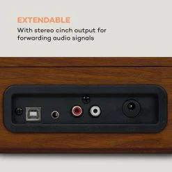 Auna Multimedia [second Choix] Peggy Sue Platine Vinyle Rétro -Audio-et-HiFi Soldes 10031391 uk 0003 logo auna Peggy Sue Retro Plattenspieler Holz