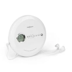 OneConcept Lecteurs CD & MP3 CDC 100MP3 Discman Lecteur CD MP3 & écouteurs LCD ASP- Blanc