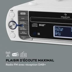 Auna Radios Encastrables & Radios De Cuisine KR-400 CD Radio De Cuisine DAB -Audio-et-HiFi Soldes 10031880 fr 0004 logo
