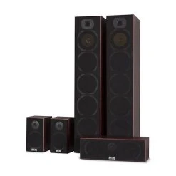 Auna Systèmes D´enceintes 5.0 V9B Enceintes Surround Kit Acajou -Audio-et-HiFi Soldes 10031925 yy 0007 titel auna V9B Surround Lautsprecher Set mahagoni