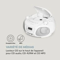 Auna Lecteurs CD & MP3 Roadie Sing CD Boombox -Audio-et-HiFi Soldes 10032056 fr 0005 logo