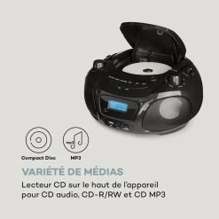 Auna Lecteurs CD & MP3 Roadie Sing CD Boombox -Audio-et-HiFi Soldes 10032057 fr 0005 logo