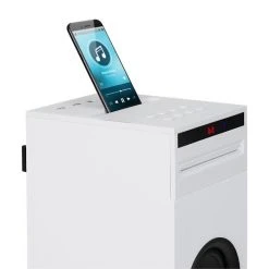 Auna Multimedia Karaboom CD Tour Karaoké Blanche -Audio-et-HiFi Soldes 10032106 yy 0005 detail auna Karaboom CD Karaoke Turm weiss