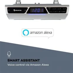 Auna Radios Internet Wifi Intelligence Radio Avec Alexa -Audio-et-HiFi Soldes 10032299 yy 0003 logo auna Intelligence Radio mit Alexa silber reedit