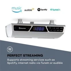 Auna Radios Internet Wifi Intelligence Radio Avec Alexa -Audio-et-HiFi Soldes 10032299 yy 0006 logo auna Intelligence Radio mit Alexa silber reedit