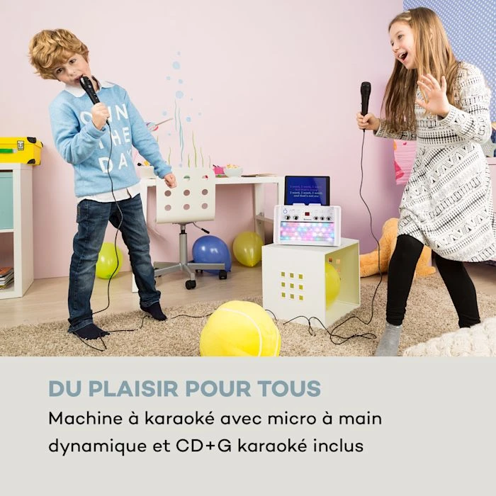 Auna Multimedia DiscoFever Chaîne Karaoké 2.0 BT 4 Auna Multimedia DiscoFever Chaîne Karaoké 2.0 BT – Image 2