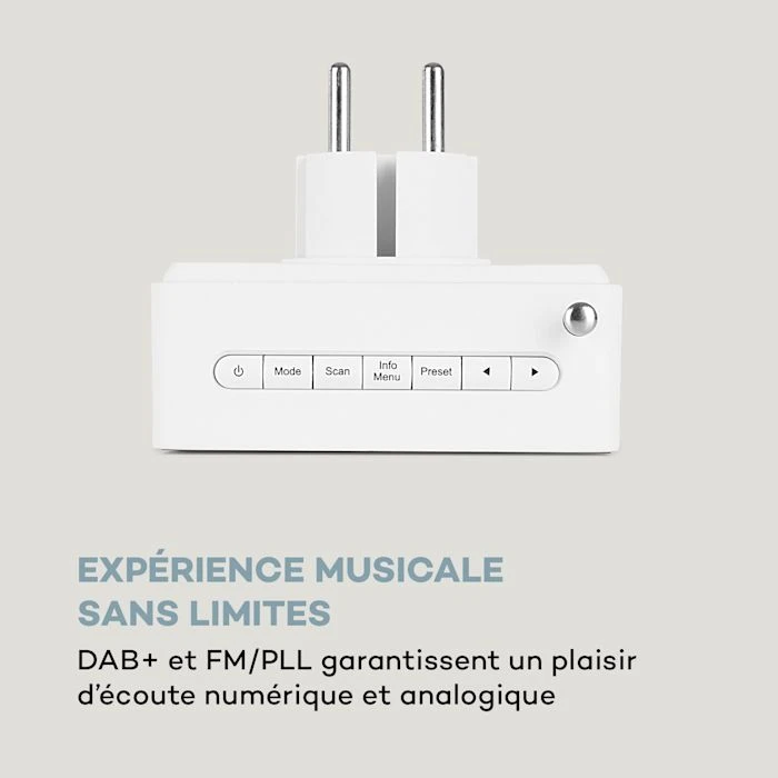 Auna Radios Numériques DigiPlug DAB Radio Prise De Courant 5 Auna Radios Numériques DigiPlug DAB Radio Prise De Courant – Image 3