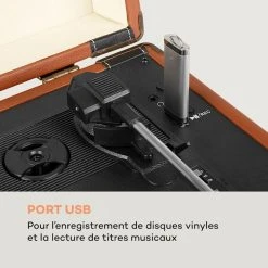 Auna Platines Retro Jerry Lee BT Platine Vinyle 12 Auna Platines Retro Jerry Lee BT Platine Vinyle -Audio-et-HiFi Soldes 10032869 fr 0005 logo