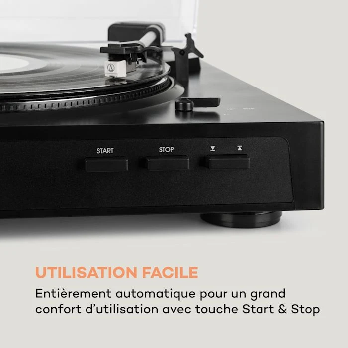 Auna Multimedia Fullmatic Platine Vinyle 4 Auna Multimedia Fullmatic Platine Vinyle – Image 2