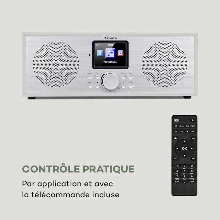 Auna Radios Internet Wifi Silver Star Stereo Radio Internet 5 Auna Radios Internet Wifi Silver Star Stereo Radio Internet – Image 3