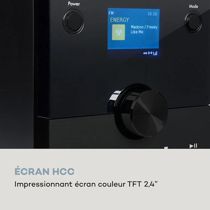 Auna Multimedia MC-30 DAB Micro Chaîne Stéréo 20W Max. 6 Auna Multimedia MC-30 DAB Micro Chaîne Stéréo 20W Max. – Image 4