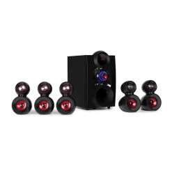 Auna Systèmes D´enceintes 5.1 X-Gaming 5.1 Système Audio Surround