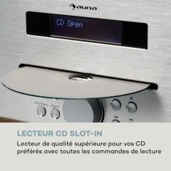 Auna Radios Numériques Lecteur CD-DAB Silver Star -Audio-et-HiFi Soldes 10033161 fr 0005 logo