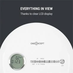 OneConcept Lecteurs CD & MP3 CDC 100 BT Discman -Audio-et-HiFi Soldes 10033713 yy 0006 logo oneConcept CDC 100 BT Discman weiss