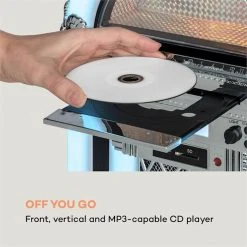 Auna Jukeboxes Kentucky Jukebox 12 Auna Jukeboxes Kentucky Jukebox -Audio-et-HiFi Soldes 10033772 yy 0005 logo auna Kentucky Jukebox weiss reedit