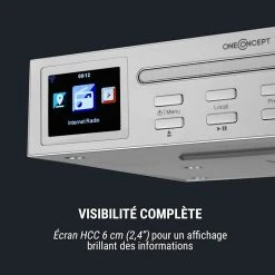 OneConcept Radios Encastrables & Radios De Cuisine Streamo Chef Radio De Cuisine -Audio-et-HiFi Soldes 10034050 fr 0005 logo