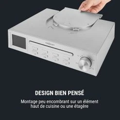 OneConcept Radios Encastrables & Radios De Cuisine Streamo Chef Radio De Cuisine -Audio-et-HiFi Soldes 10034050 fr 0006 logo