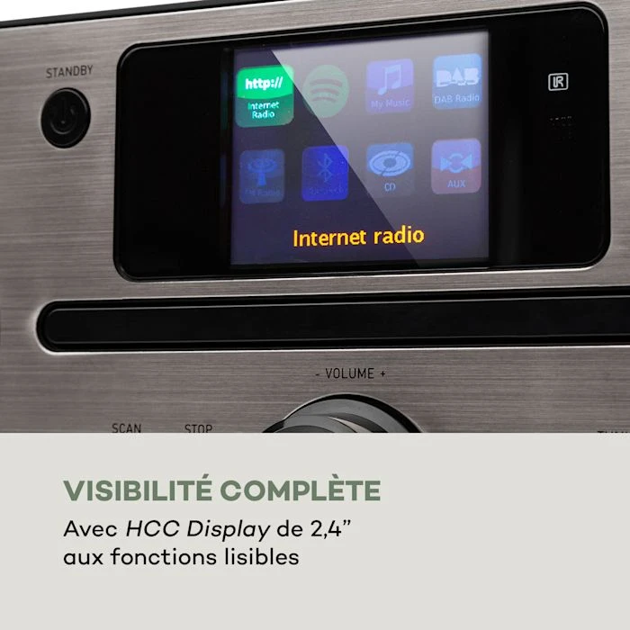 Auna Radios Internet Wifi Harvard Chaîne Compacte Radio Internet 7 Auna Radios Internet Wifi Harvard Chaîne Compacte Radio Internet – Image 5