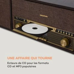 Auna Platines Retro Belle Epoque 1912 Platine Vinyle Rétro -Audio-et-HiFi Soldes 10034402 fr 0005 logo