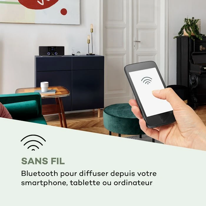 Auna Multimedia Stockton Micro Chaîne Stéréo 8 Auna Multimedia Stockton Micro Chaîne Stéréo – Image 6