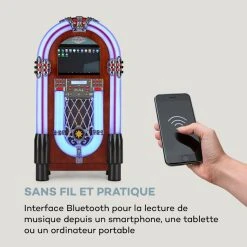 Auna Jukeboxes Graceland Touch Jukebox Imitation Bois -Audio-et-HiFi Soldes 10034802 fr 0006 logo