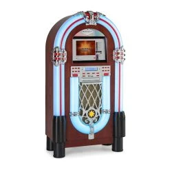Auna Jukeboxes Graceland Touch Jukebox Imitation Bois