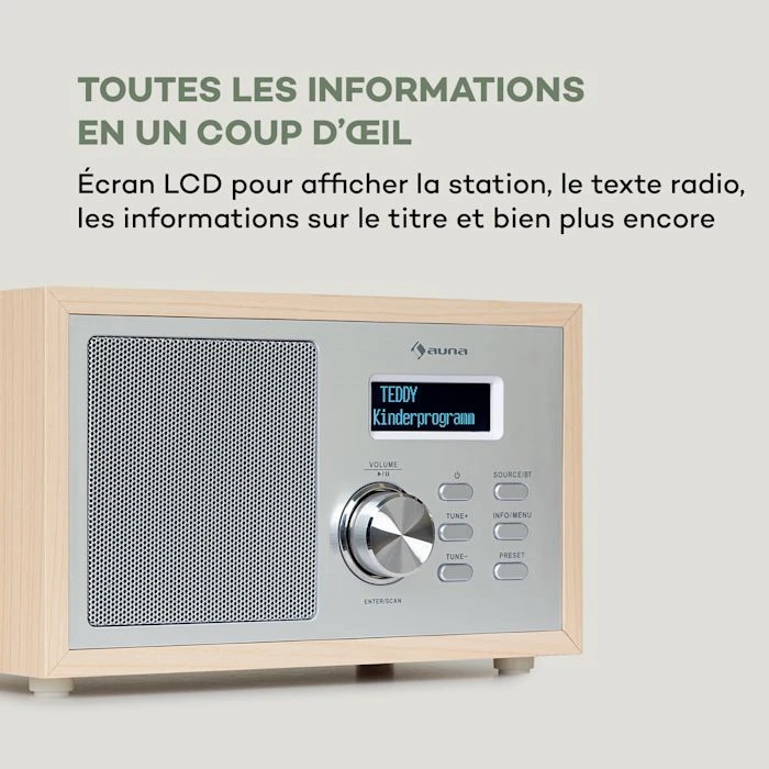 Auna Radios Numériques Ambient Radio DAB+/FM 7 Auna Radios Numériques Ambient Radio DAB+/FM – Image 5