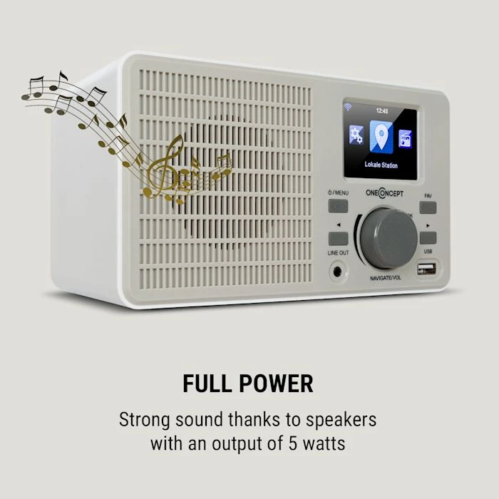 OneConcept Radios Internet Wifi TuneUp Radio Internet 8 OneConcept Radios Internet Wifi TuneUp Radio Internet – Image 6