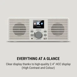 OneConcept Radios Internet Wifi TuneUp ST Radio Internet -Audio-et-HiFi Soldes 10034905 uk 0003 logo oneConcept TuneUp ST Internetradio weiss