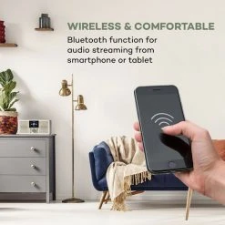 Auna Radios Internet Wifi IR-260 Radio Internet -Audio-et-HiFi Soldes 10034909 uk 0003 logo auna IR 260 Internetradio weiss