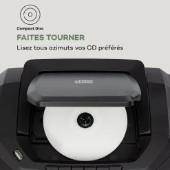 Auna Lecteurs CD & MP3 Roadie 2K Boombox Lecteur CD -Audio-et-HiFi Soldes 10034920 fr 0003 logo