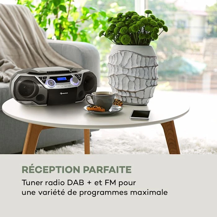 Auna Lecteurs CD & MP3 Roadie 2K Boombox Lecteur CD 4 Auna Lecteurs CD & MP3 Roadie 2K Boombox Lecteur CD – Image 2