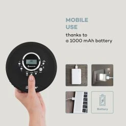 Auna Lecteurs CD & MP3 CDC 200 DAB+ Discman -Audio-et-HiFi Soldes 10035248 uk 0003 logo auna CDC 200 DAB Discman schwarz