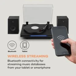 Auna Multimedia TT-Play PLUS Platine Vinyle -Audio-et-HiFi Soldes 10035273 uk 0004 logo auna TT Play PLUS Plattenspieler schwarz