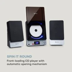 Auna Multimedia Microstar Sing Micro Système -Audio-et-HiFi Soldes 10035303 uk 0004 logo auna vertical Microsystem Karaoke BT CD G USBMP3BK